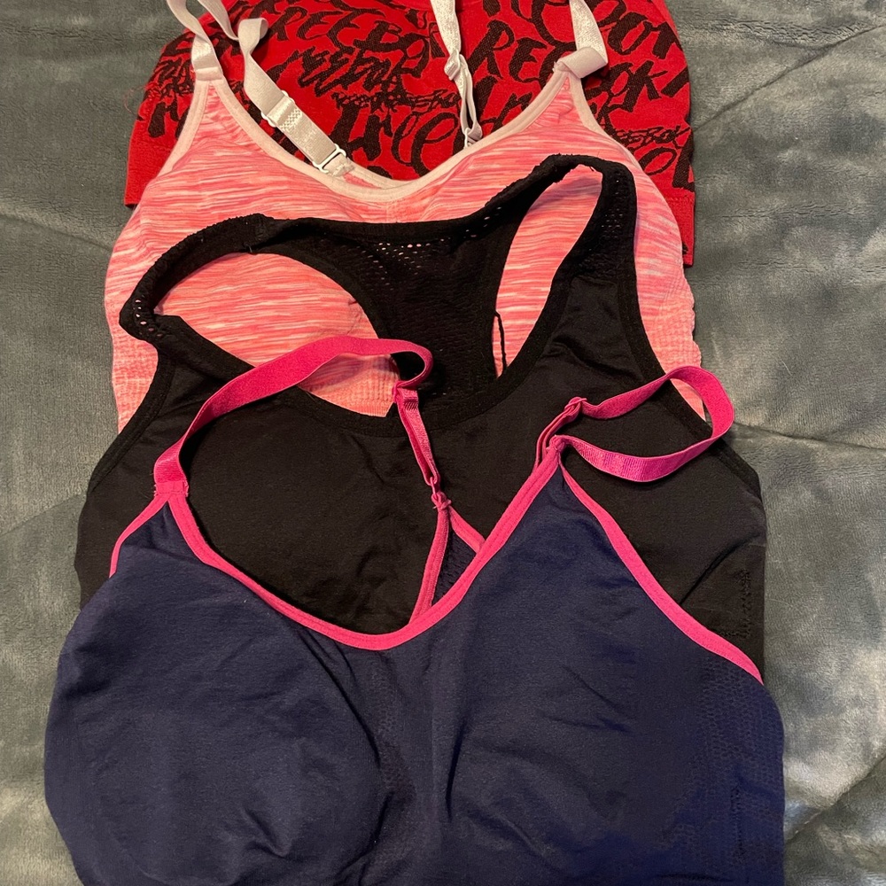 4 Reebok sports bras